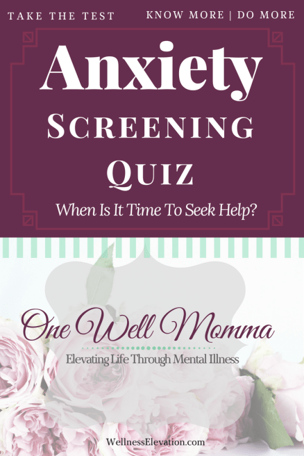 Are you or someone you know know stressed? Could you be suffering from an anxiety disorder? Take this anxiety quiz to help you determine if it is time to speak to a specialist.