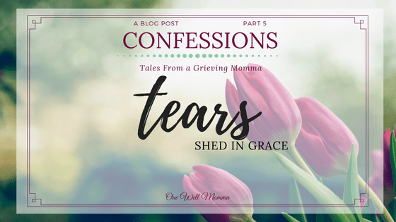 A young mother's short journaling of her struggle with mental illness. This story, titled "Tears Shed In Grace," she talks about how she struggles with grief from not feeling connected with her son. Due to his medical condition, he doesn't like to be held or touched, because of which, she felt it was difficult to bond with him.
