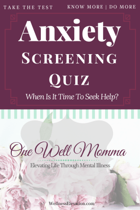 Could you be suffering from anxiety? Take this Anxiety Screen Quiz to help you determine if it's time see a professional.