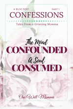 A young mother's journaling of her experience with grief and depression. In this serial post " Part 1, The Mind Confounded A Soul Consumed," she writes uninhibitedly, and with such ferocity about many of the emotions that must cope with while she manages to process through her grief.